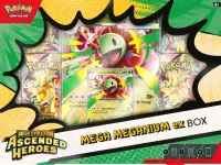 Ilustracja Pokemon TCG: Mega Evolution - Ascended Heroes - Mega Meganium ex Box